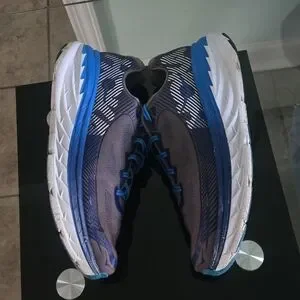 HOKA ONE ONEGray and Blue Running Shoes Size 9 s-l400.jpg main image 3